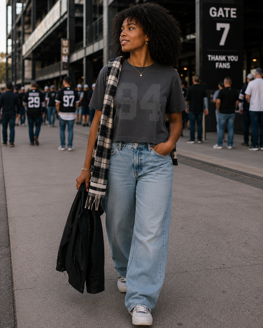 THE NUMBERS TEE - Heavyweight Boxy T-Shirt