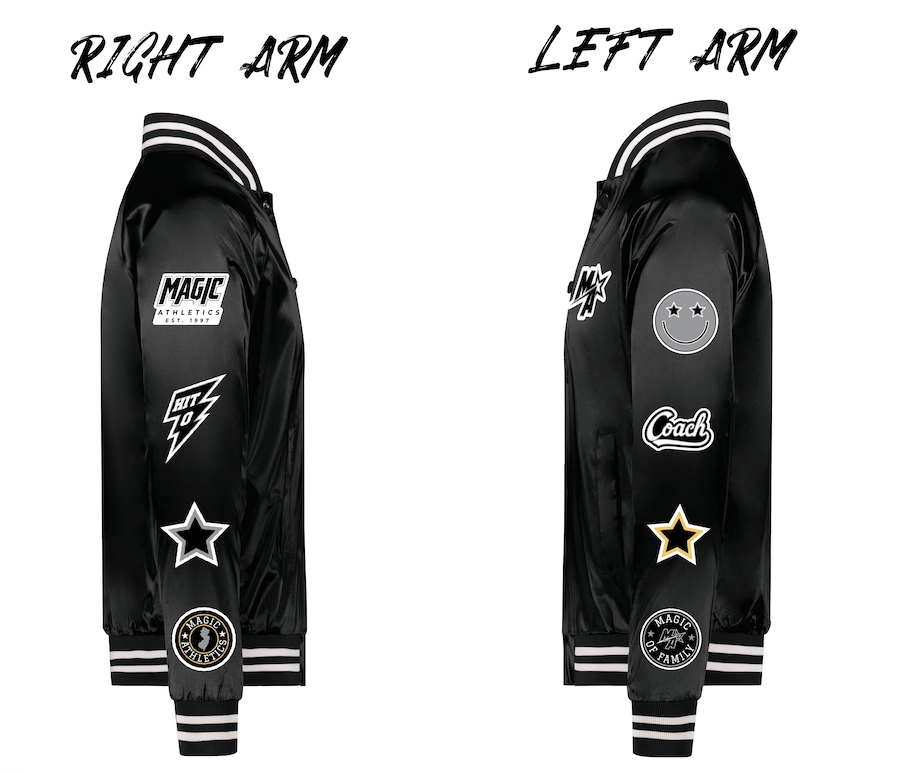 ADULT FULLY LOADED CUSTOM MAGIC ATHLETICS SATIN JACKET - SEWN