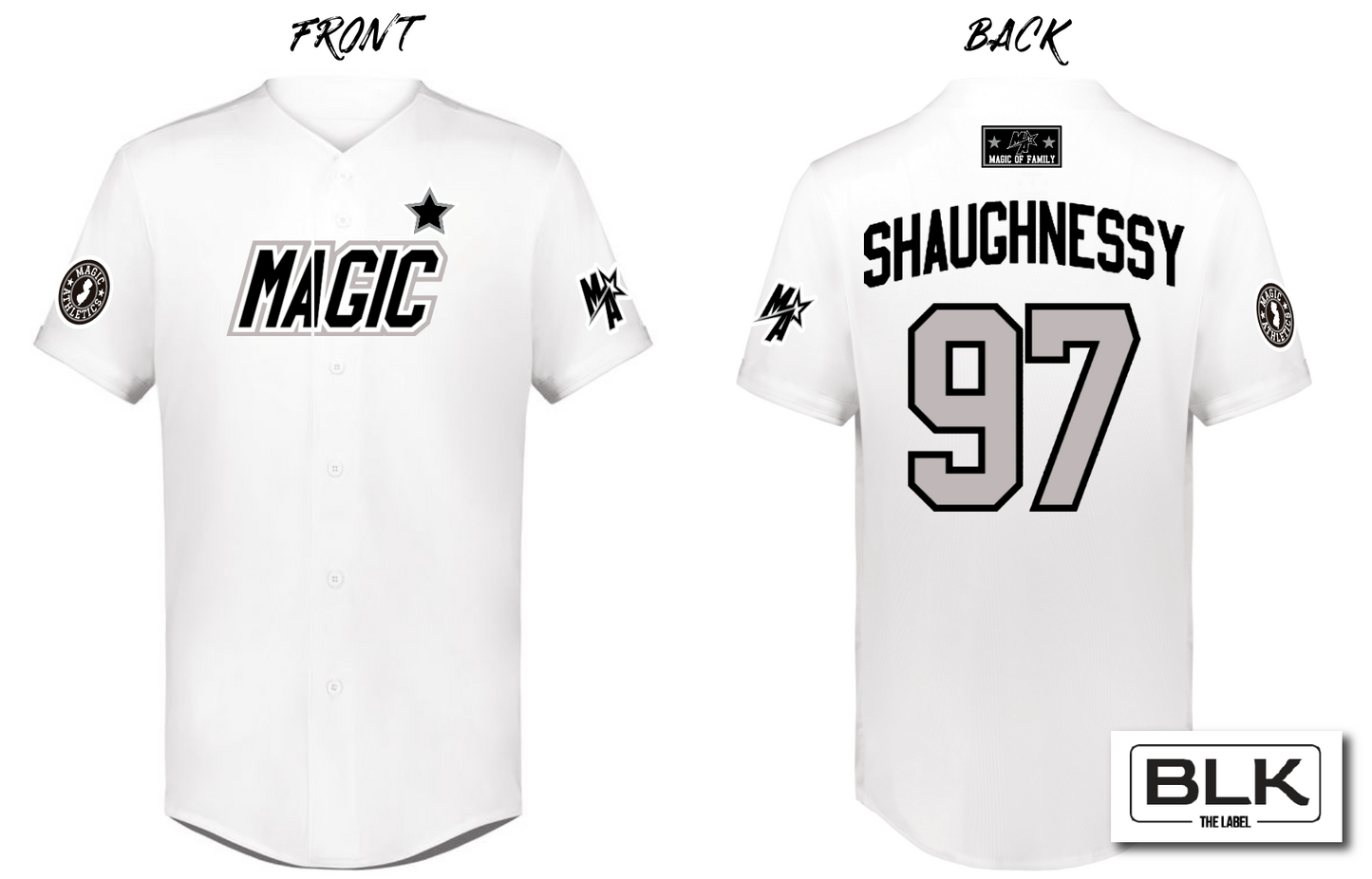 CUSTOM MAGIC ATHLETICS - BASEBALL JERSEY