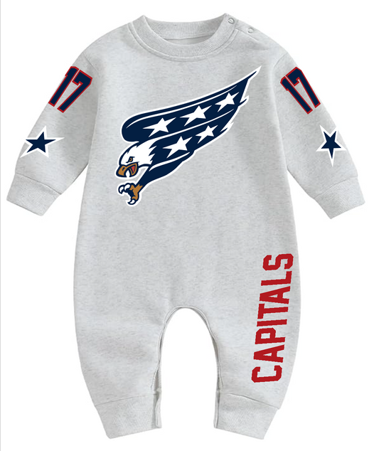 ONESIE JUMPSUIT JERSEY - CAPITALS SCREAMING EAGLE