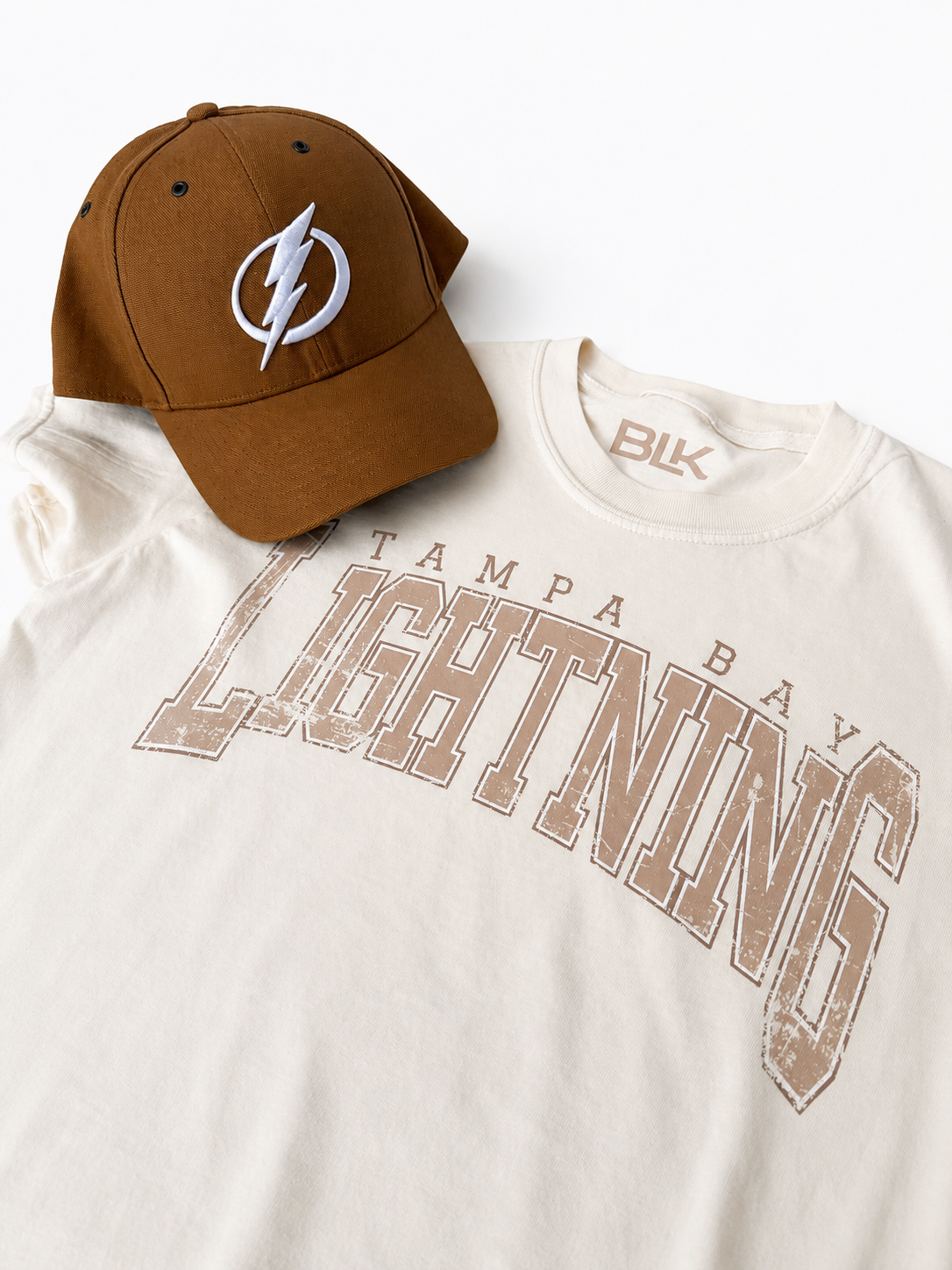 TAMPA BAY LIGHTNING HERITAGE COLLEGIATE  T-SHIRT
