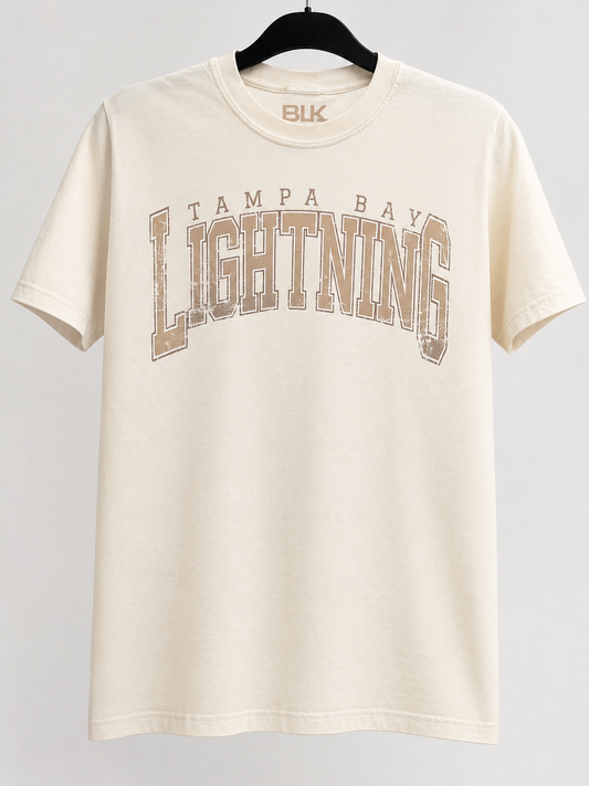 TAMPA BAY LIGHTNING HERITAGE COLLEGIATE  T-SHIRT