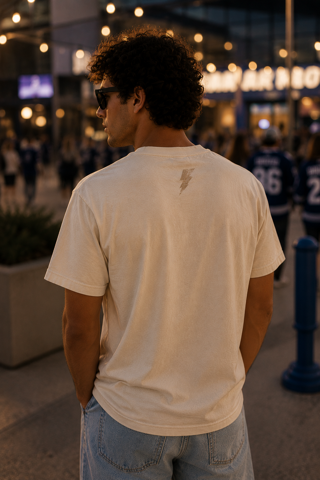 TAMPA BAY LIGHTNING HERITAGE COLLEGIATE  T-SHIRT