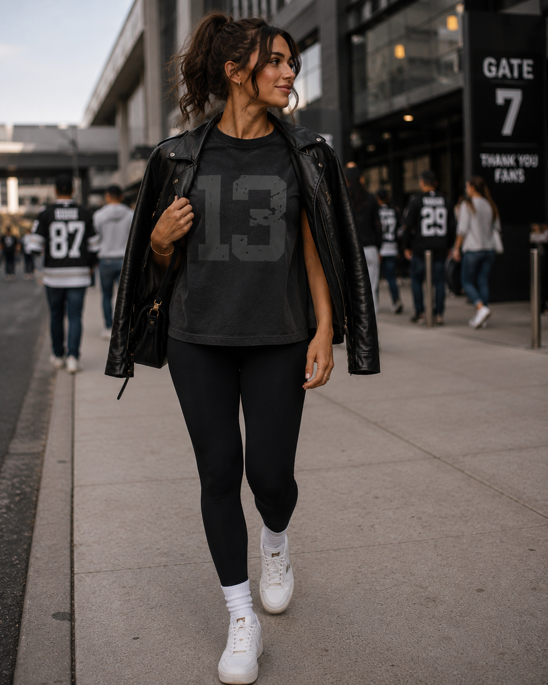THE NUMBERS TEE - Heavyweight Boxy T-Shirt