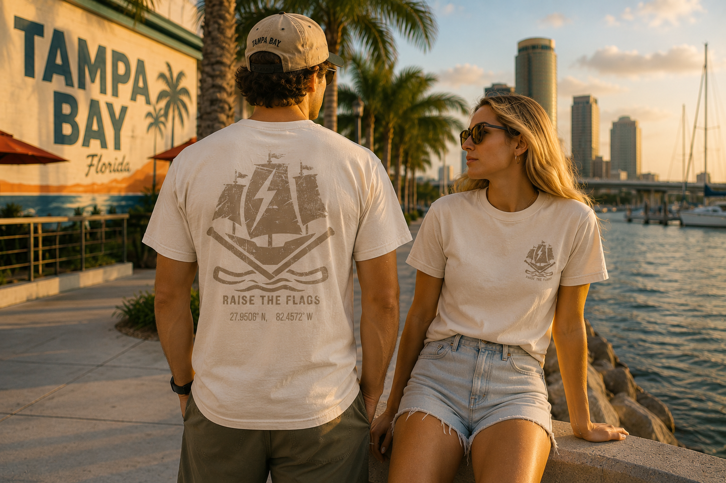 RAISE THE FLAGS TEE SHIRT
