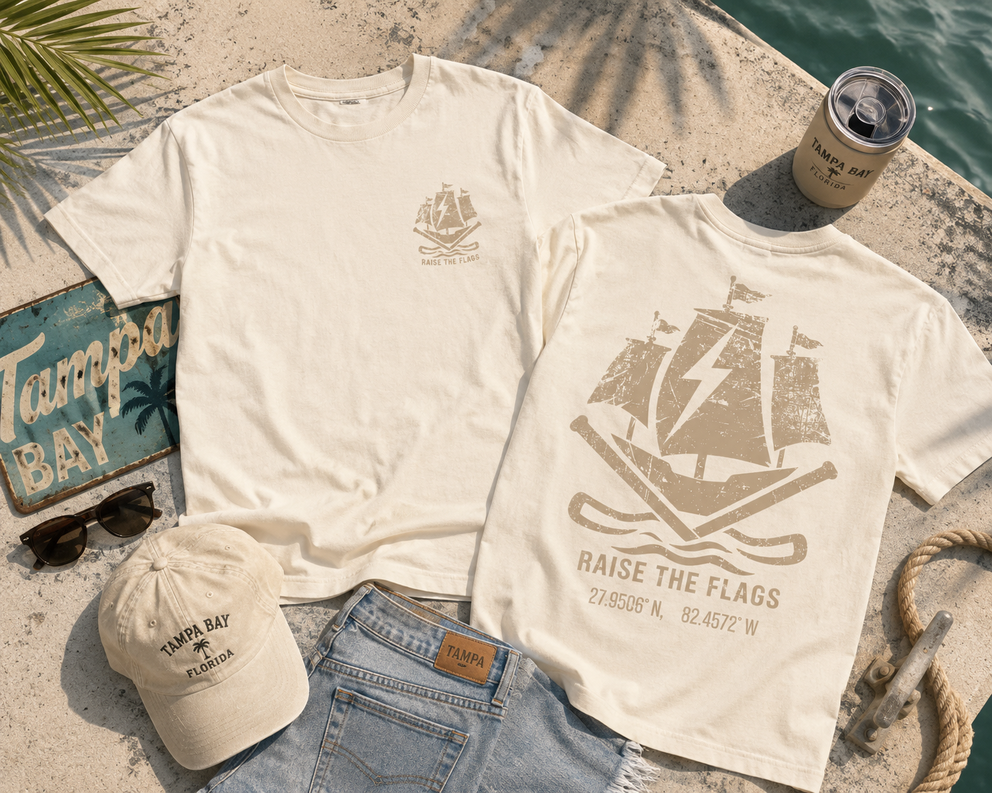RAISE THE FLAGS TEE SHIRT