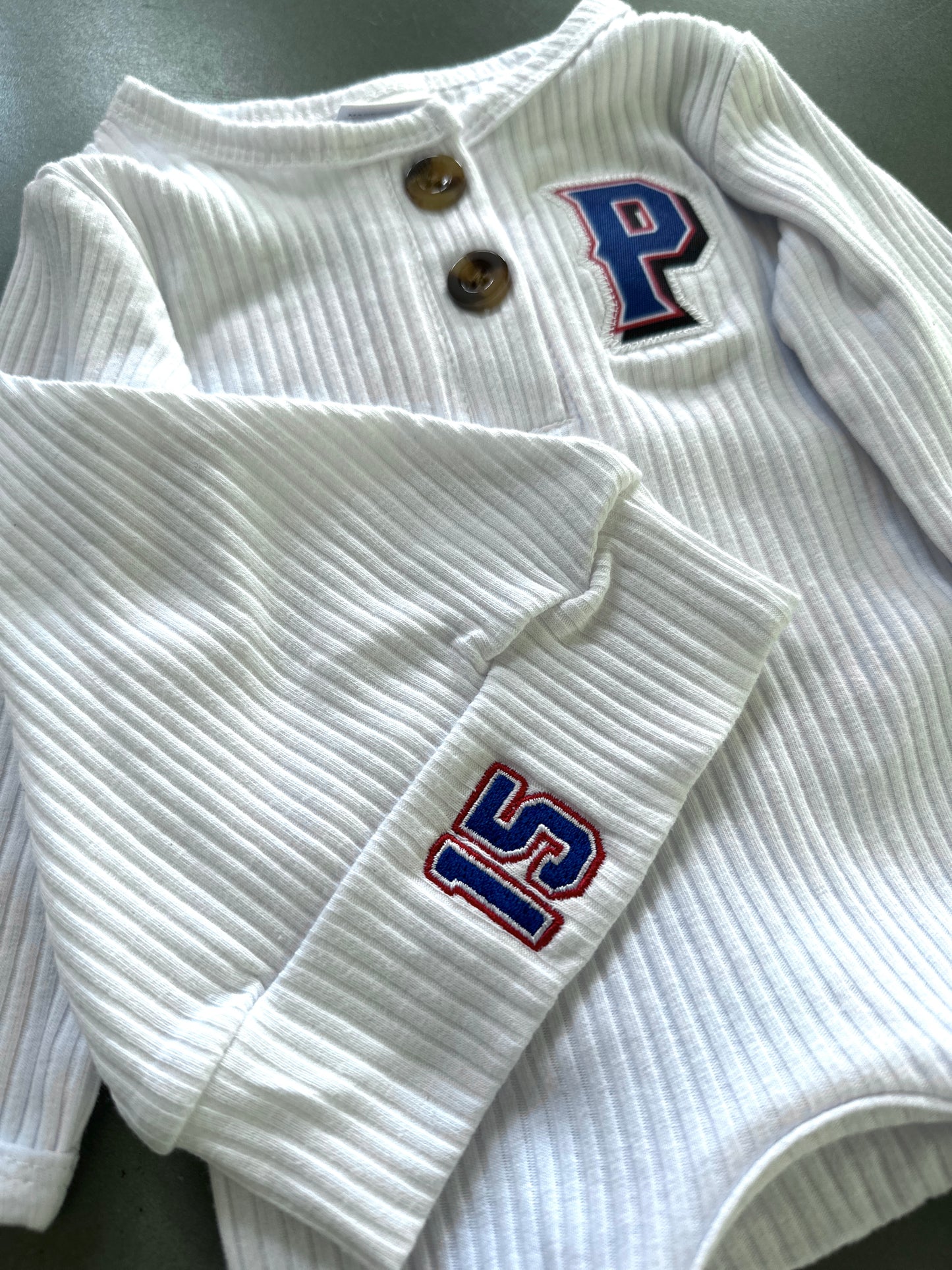 CUSTOM NEWBORN & BABY GAME DAY JERSEY OUTFIT - 2 PIECE SET