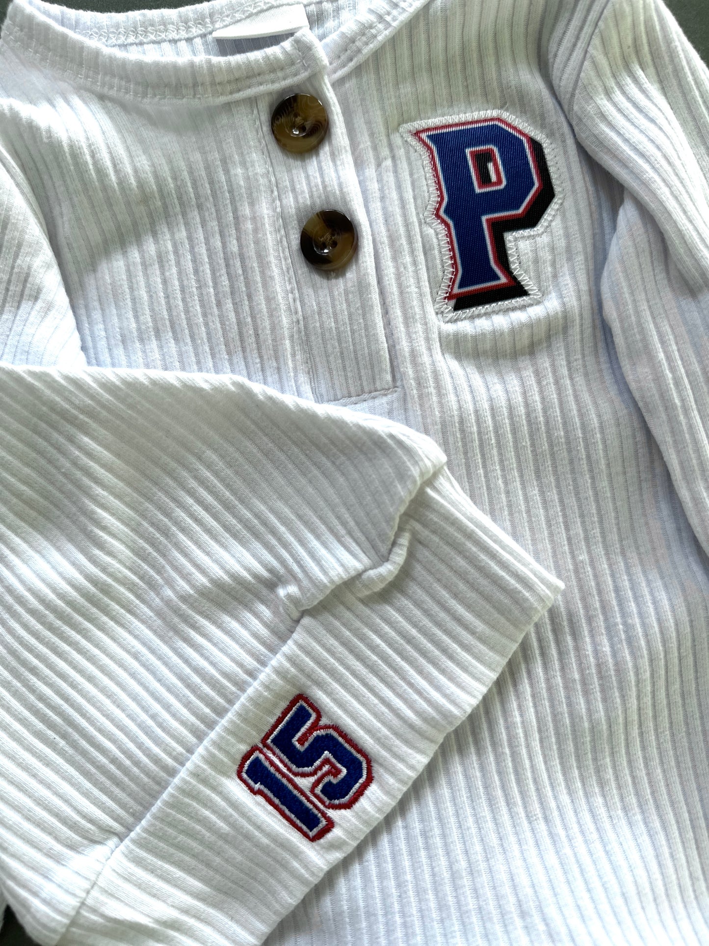 CUSTOM NEWBORN & BABY GAME DAY JERSEY OUTFIT - 2 PIECE SET
