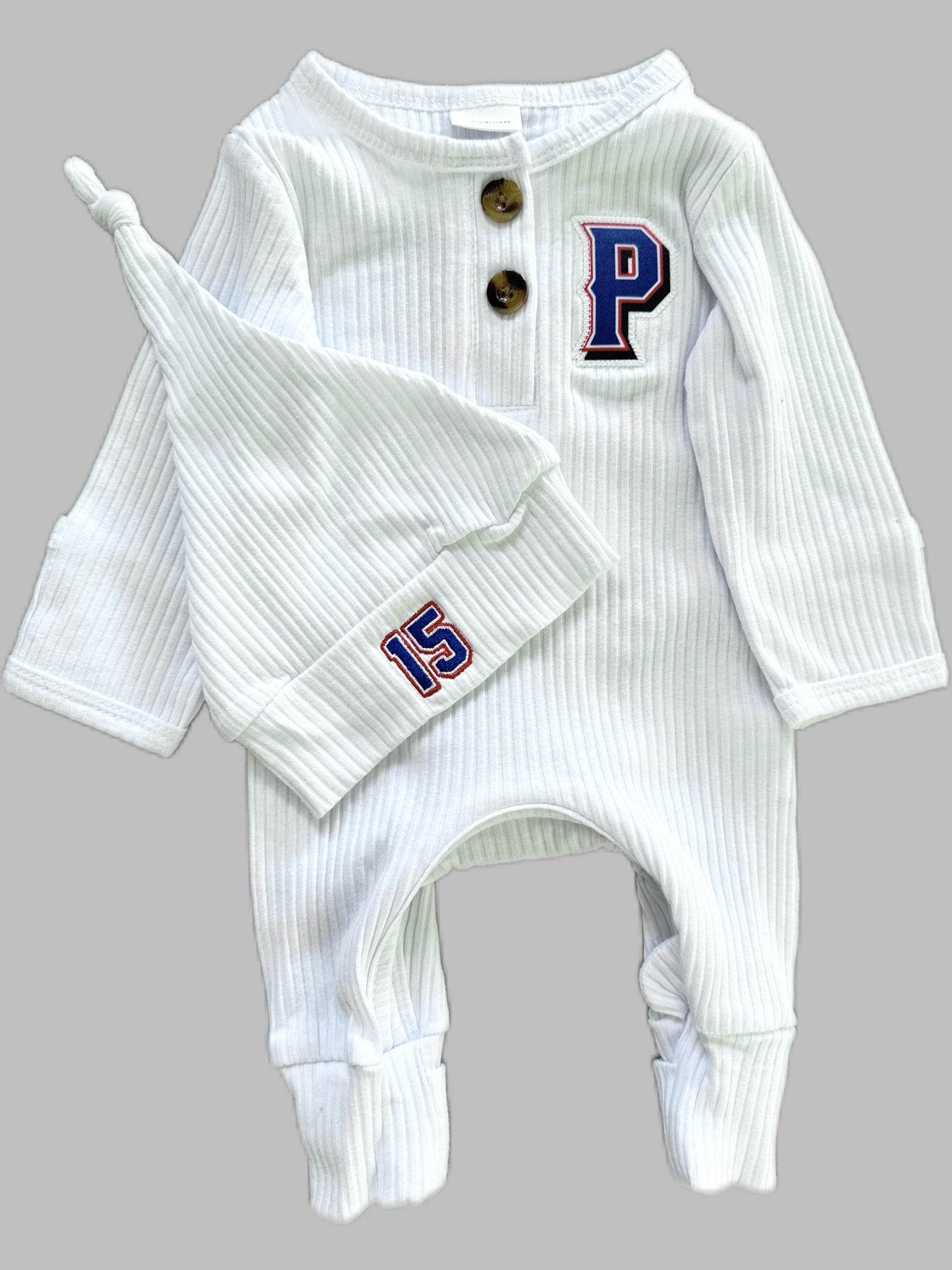 CUSTOM NEWBORN & BABY GAME DAY JERSEY OUTFIT - 2 PIECE SET