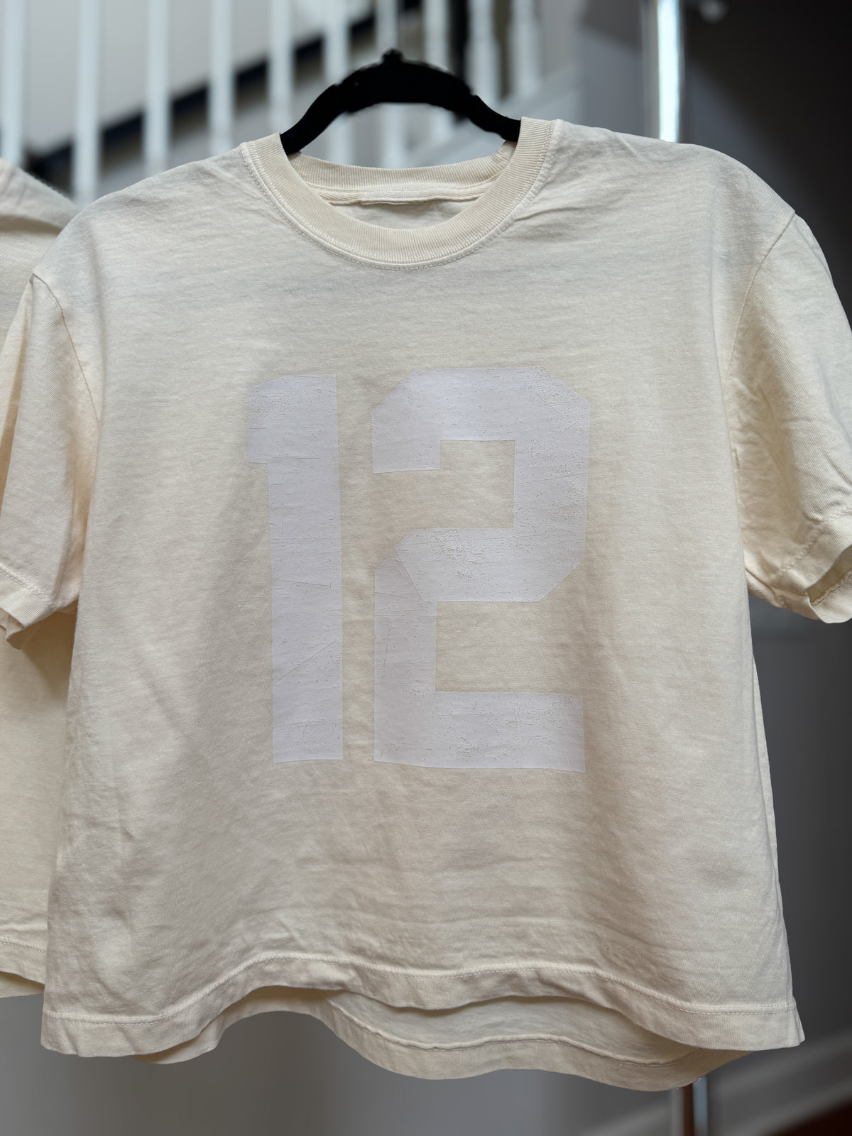 THE NUMBERS TEE - Heavyweight Boxy T-Shirt