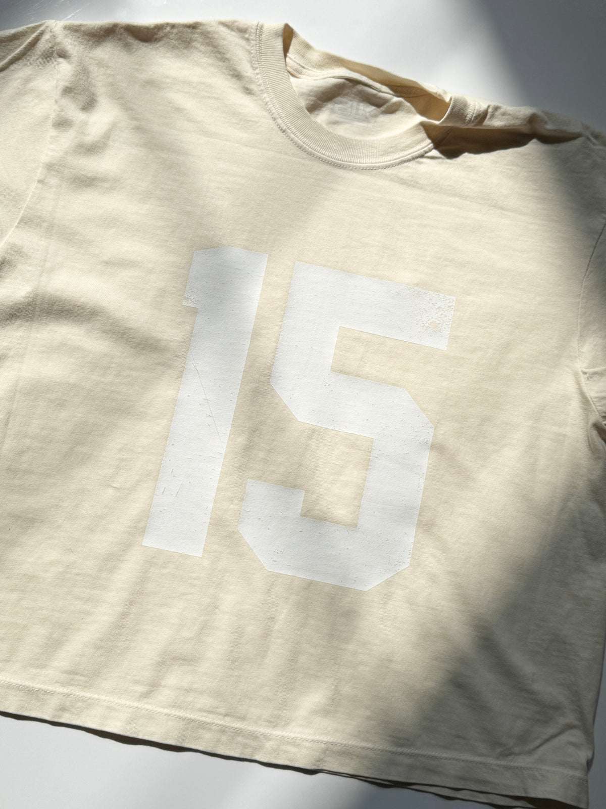 THE NUMBERS TEE - Heavyweight Boxy T-Shirt