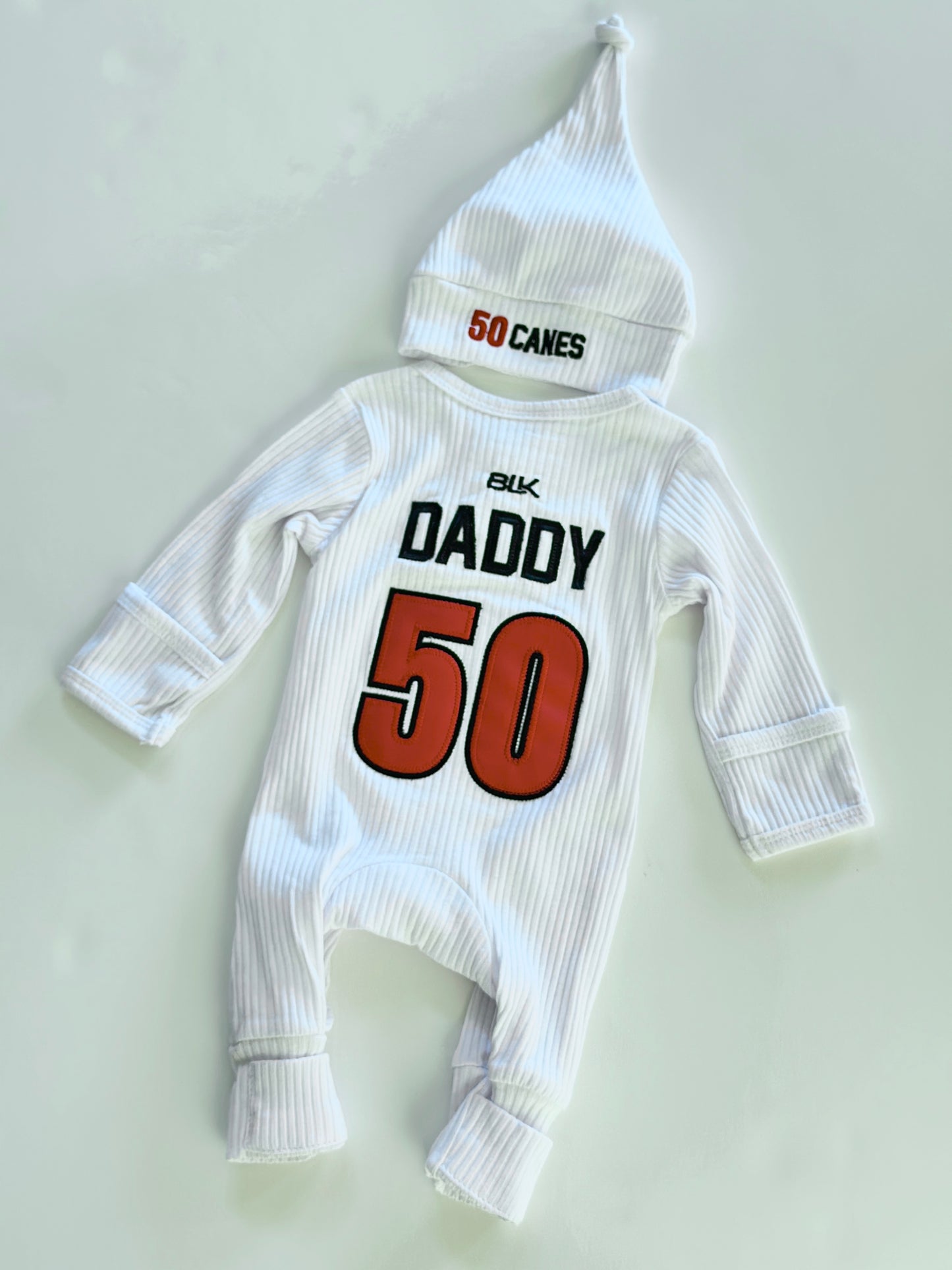 CUSTOM NEWBORN & BABY GAME DAY JERSEY OUTFIT - 2 PIECE SET