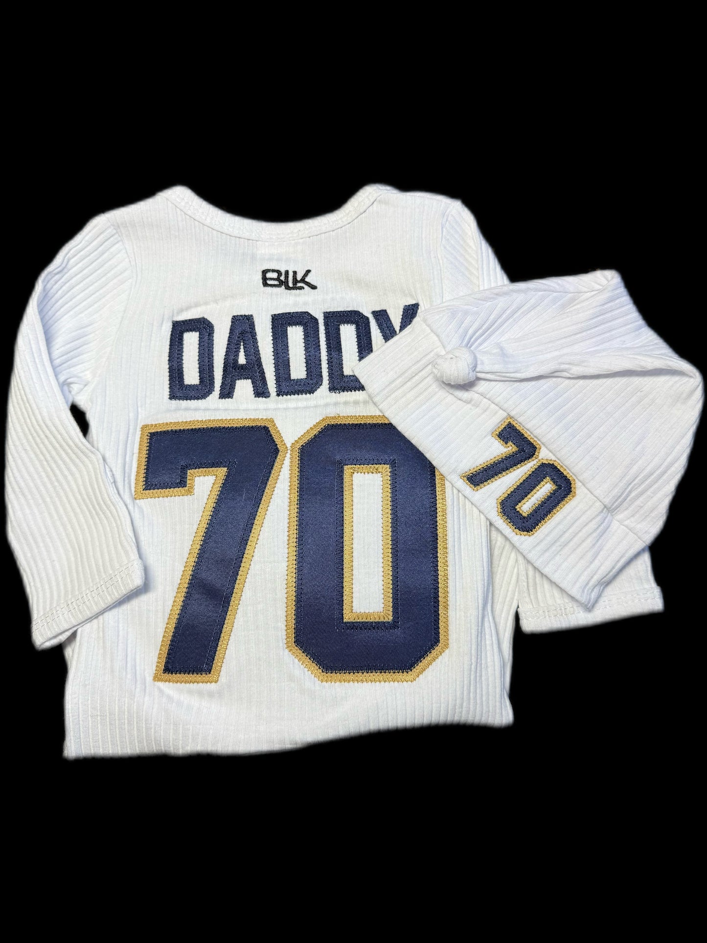 CUSTOM NEWBORN & BABY GAME DAY JERSEY OUTFIT - 2 PIECE SET