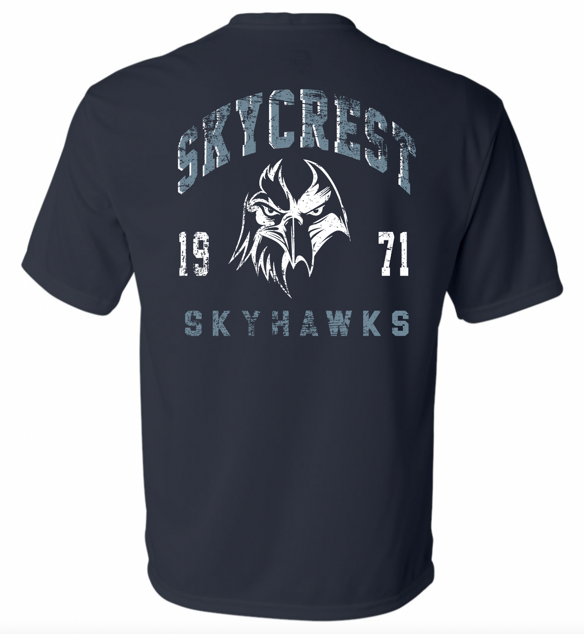 SKYCREST VINTAGE HAWKS PERFORMANCE T-SHIRT