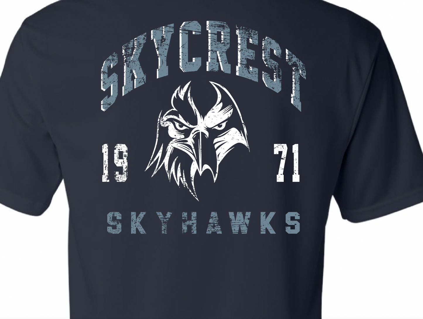 SKYCREST VINTAGE HAWKS PERFORMANCE T-SHIRT