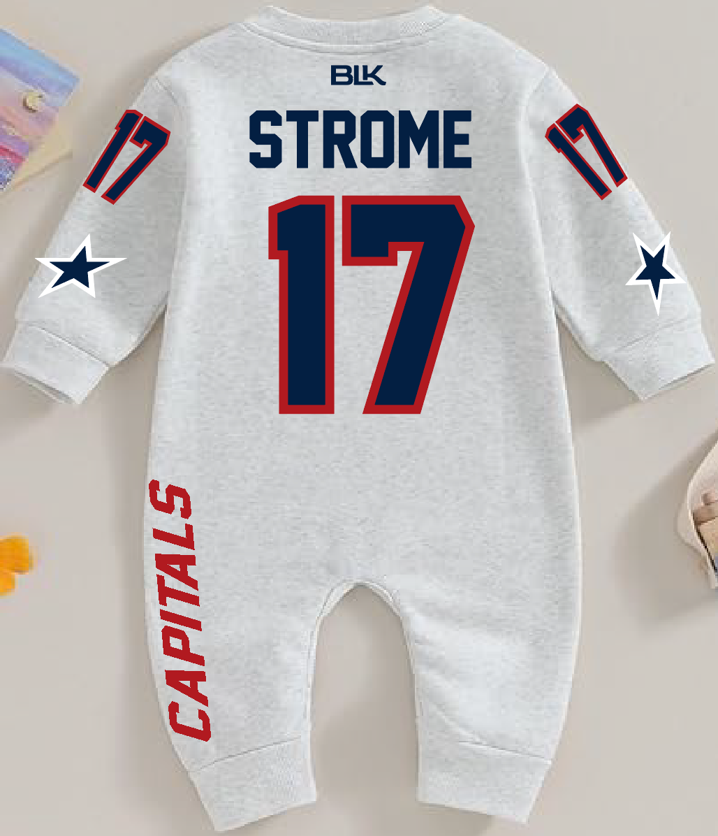 ONESIE JUMPSUIT JERSEY - CAPITALS SCREAMING EAGLE