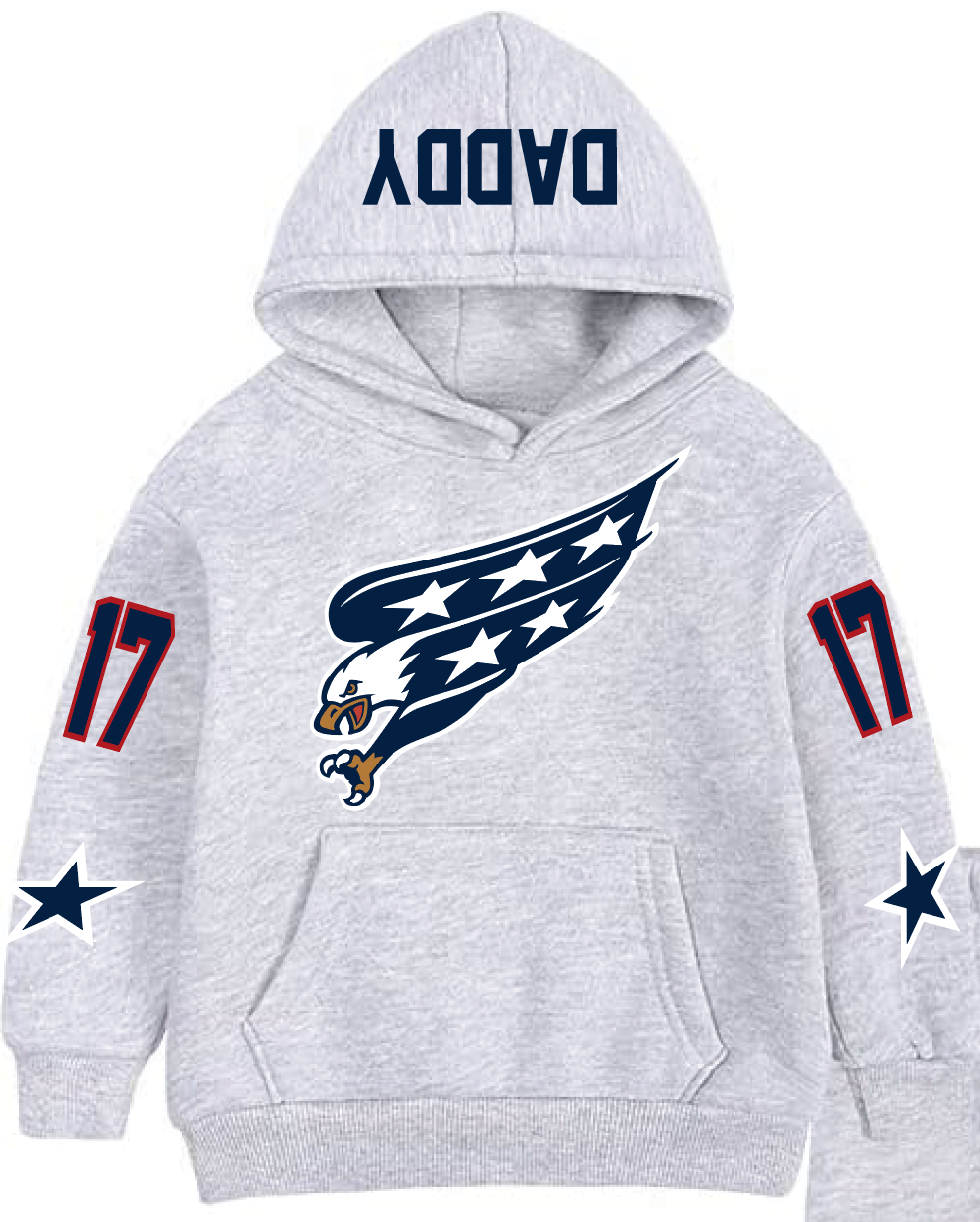 HOODIE SWEATSUIT JERSEY - CAPITALS SCREAMING EAGLE