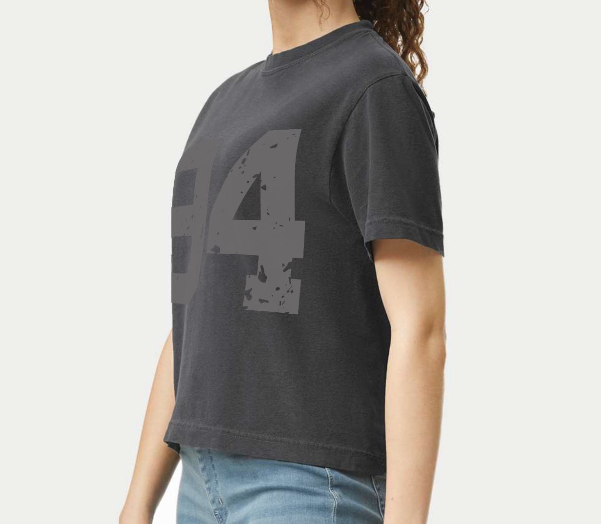 THE NUMBERS TEE - Heavyweight Boxy T-Shirt
