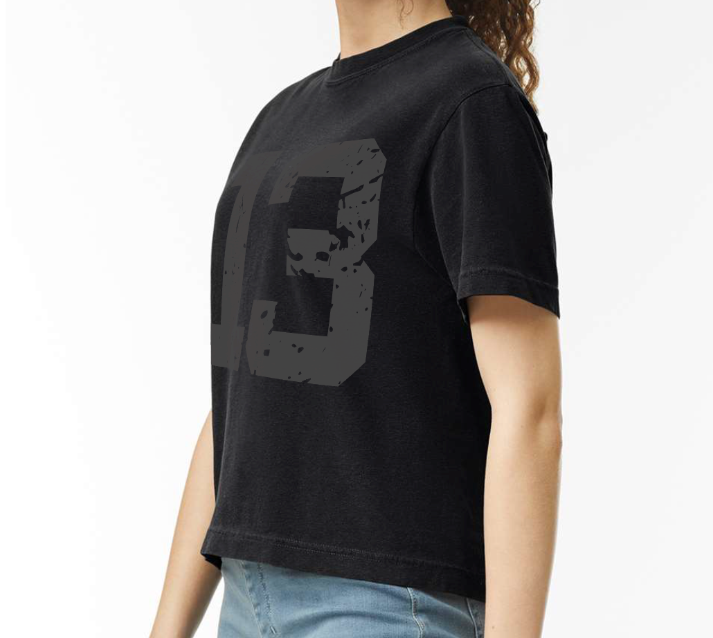 THE NUMBERS TEE - Heavyweight Boxy T-Shirt